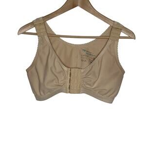 Marena Recovery Post Surgery Bra Womens 3436 Beige Adjustable